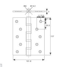 【德國【NKE】奈肯合頁不銹鋼合頁高檔盒頁軸承盒頁砂光不銹鋼】價格,廠家,圖片,其他家具櫥柜五金,上海奈肯門控科技-
